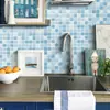 Pegatinas de Pared a Prueba de Humedad y Moho Engrosadas Estéreo 3D Pegatinas de Pared de Cristal Renovación de Baño Pegatinas de Pared Engrosadas de Imitación de Azulejo