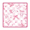 Porta-copos Criativo de Desenho Animado com Laço DIY Cerâmica Absorvente de Água Antiderrapante Fácil de Limpar Fofo Rosa Cerâmica Tapete Atacado