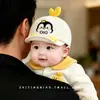 Gorra de Béisbol para Bebé con Pingüino Bordado para Niños y Niñas, Gorra con Visera Protectora del Sol, Gorro Estilo Dibujo Animado