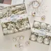 Conjunto de Pingentes Decorativos para Árvore de Natal Bola de Alta Qualidade Doméstico 2023 Novos Enfeites Pendurados Pequeno Pingente Saco de Material DIY
