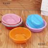 Lavabo Taibao lavabo pequeño cuenco para sopa de verduras cuenco plástico redondo cuenco pequeño de trigo cuenco de color mixto para mezclar bayas cuenco para arroz pigmento