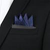 Lenço de Bolso Formal Masculino para Negócios Casamento Estilo Britânico Coreano Inserção Direta Quadrado Lenço de Peito Sem Dobras