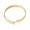 Pulsera de Brazo de Metal Simple de Tres Capas, Brazalete Geométrico Personalizado, Pulsera de Brazo de Nicho Hip-Hop Punk, Cadena de Cuerpo Abierta Ajustable