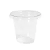 Taza de Leche para Mascotas Calibre 98 Taza de Café Desechable Empaque con Tapa Taza de Plástico Transparente para Jugo Bebida Fría