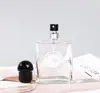 Botella de Perfume de Vidrio Cilíndrica Personalizada con Bayoneta Botella de Perfume para Coche Cuadrada 50ml Elegante Botella de Perfume con Rosca