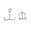Abrazadera de parada de agua de acero inoxidable, Abrazadera de tubo de látex galvanizada giratoria de material para laboratorio, Abrazadera de tornillo de resorte, Abrazadera de laboratorio