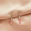 Nuevos pendientes de venta caliente con temperamento de celebridades, pendientes de circonita con microincrustaciones para mujeres europeas y americanas, pendientes de molino de viento de diamantes de colores simples