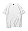 Playera de Algodón de 200g con Hombro Caído, Cuello Redondo y Manga Corta, Color Sólido Personalizado Unisex para Reunión de Clase, Camisa Cultural, Ropa de Trabajo con Impresión de Logo