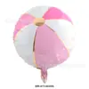 Balões de Folha de Alumínio 3D de Coqueiro, Cacto e Abacaxi da Amazon Cruzamento de Fronteiras Balões Decorativos para Festa de Verão no Havaí