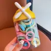Cuerda para el Cabello de Niña No Golpea Alta Elástica Duradera para Niñas Cuerda para Atar Goma Elástica de Bebé Diadema para el Cabello Atadura para el Cabello de Niñas Cubierta de Cuero