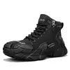 Botas de Trabajo Martin Gruesas Antideslizantes Resistentes al Desgaste de Caña Alta para Hombre para Exteriores Otoño/Invierno Nuevo Estilo Moda Deportivas de Tobillo para Hombre