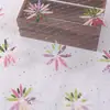 Tela Bordada con Lentejuelas de Hoja de Arce Vestido Multicolor Listo para Usar Tela Bordada para Escenario