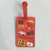 Ventas PVC goma suave etiqueta de equipaje gota de goma etiqueta de identificación de equipaje etiqueta de maleta mayoreo
