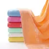Toalla de baño de algodón jacquard liso toalla de baño hongo roto productos mercancía final puesto toalla de baño fábrica al por mayor