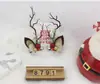 Pasador de Navidad Corea del Sur pasador infantil para niñas bebé clip de ciervo festivo tocado parte trasera de la cabeza accesorios para el pelo de Navidad