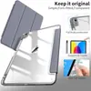 Adecuado para iPad Air 6 funda protectora 10 generación acrílico 13 pulgadas funda plana 10.2 pulgadas pro11 funda de cuero con ranura para bolígrafo
