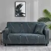 Funda de Sofá Elástica Todo Incluido Cuatro Estaciones Leche de Seda Elástica Estampada Funda de Sofá Combinación Individual y Doble Funda de Sofá para el Hogar