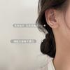 Arete de Perla para Oreja, Arete de Oreja de Lujo Ligero, Arete de Oreja Simple y Elegante, Aretes de Tachuela de Moda sin Perforación