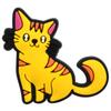 Gato de Dibujos Animados Lindo Mascota Gato Cueva Zapatos Accesorios Jardín Playa Zapatos Zapatos Flor Decorativa PVC Goma Suave Hebilla de Zapato Mayoreo