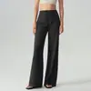 Calça de yoga feminina de corte reto, soltinha, cintura média, para o outono, plus size, projetada para treino, corrida, fitness e uso casual, com efeito emagrecedor