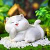 Luz de noche de dibujos animados de gato gordo leyenda positiva al por mayor linterna creativa de gato lindo que babea luz de estrella para dormitorio infantil regalo
