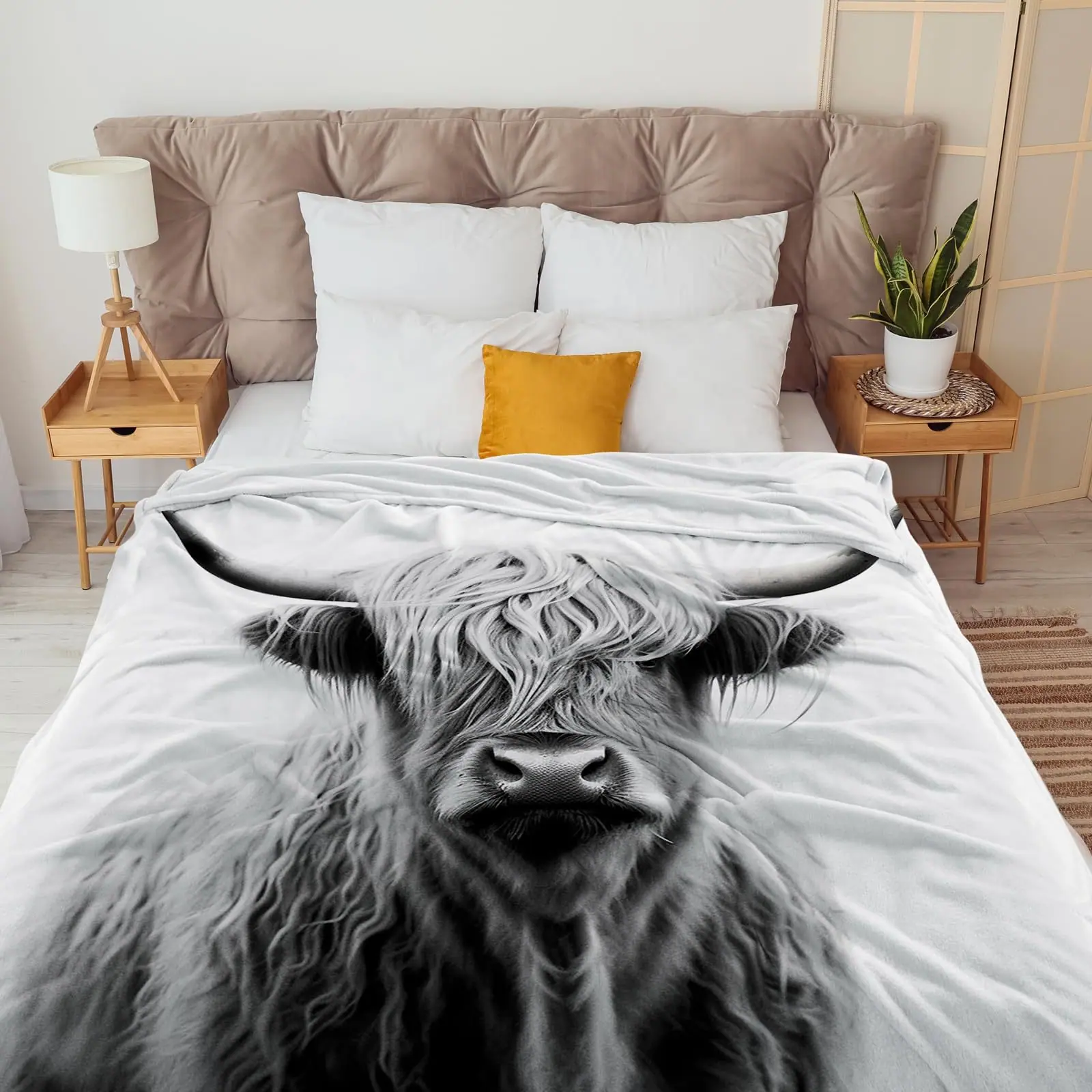 Highland Cow 60 in x 80 in-05