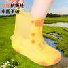 Cubrezapatos de Lluvia Originales para Niños, Antideslizantes, para Niños y Niñas, Estudiantes de Primaria, Engrosados, Resistentes al Desgaste, Portátiles, Cubrezapatos Impermeables