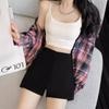 Desejo Puro Menina Gostosa Tamanho Grande Anti-Exposição Meninas Calça Flare 2024 Nova Pode Ser Usada Fora Estilo Coreano Solta Calça de Segurança