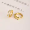 Pendientes Cuadrados Geométricos de Plata de Ley S925 con Diamante Transfronterizos Europeos y Americanos para Mujer Pendientes de Diseño de Moda Sencillos y Elegantes de Nicho