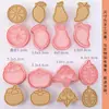 Mini Moldes para Galletas de Dibujos Animados Sanrio Hogareños Moldes de Sandía Estéreo 3D Corte a Presión Horneado de Fondant Hecho a Mano