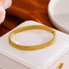 Pulsera de Acero de Titanio No se Desvanece Pulsera Simple Versátil para Mujer Superficie Lisa Pulsera con Incrustaciones de Pedrería Cierre de Pulsera Fabricante de Lujo Ligero Europeo y Americano Venta al por Mayor