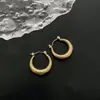 Aço Titânio Cor Preservada Gancho de Orelha Longo Moda Versátil Novo Estilo Europeu e Americano Não Pega Brilhantes Brincos Celebridade da Internet Feminina Explosões