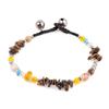 2050-Moda europea y americana pulsera de piedra semipreciosa cristal natural tendencia diseño de nicho pulsera de grava joyería transfronteriza