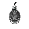 Collar con Colgante de Plata de 99 Pies del Año del Buey Ocho Deidades Protectoras Zodiaco Masculino Seis Caracteres Manifiesto Benmingfo