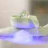 Adorno de fuente de agua para acuario de cerámica con agua circulante, moderno y simple, para sala de estar, oficina, decoración del hogar, entrada y exhibición en mueble de TV