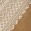 Nuevo camino de mesa triangular de encaje, un diseño lujoso y elegante, adecuado para mesas de centro, soportes de TV y cómodas.; mantel largo para uso doméstico, disponible para dropshipping