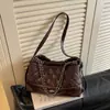 Bolso de cadena de bordado de diamantes transfronterizo para debajo del brazo, nuevo modelo de otoño 2026, bolso de hombro y bandolera de moda de gran capacidad para el día a día