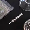 Presilha de Cabelo com Strass 2026 Novo Modelo Presilha Reta de Alta Qualidade Super Apertada Antiderrapante Presilha Lateral Presilha para Franja