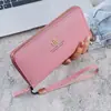 2025 Nueva Cartera para Mujer con Cremallera Larga Estilo Coreano Bolso para Teléfono Móvil Gran Capacidad Moda Mamá Clip para Monedas Bolso de Mano