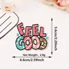 Patches bordados com frases em inglês mais vendidos internacionalmente com palavras de encorajamento, patches com adesivo termocolante para roupas e chapéus, patches decorativos
