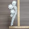 15/31 Encaje Bordado Soluble en Agua Blanco Aplique 3D Flor de Cuello Ropa Hanfu Qipao para Mujer Ropa para Niños Accesorios DIY