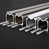 Riel para Cortina Silencioso de Aleación de Aluminio Extragrueso Riel Guía Engrosado Deslizante Montaje Superior Barra de Cortina Deslizante Montaje Lateral Monorriel Doble Riel