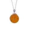 Colgante tallado con diseño de dragón auspicioso Guofeng antiguo de cera de abejas de plata esterlina S925 de Yuebao Jewelry