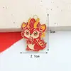 Accesorios Populares de Joyería DIY para Año Nuevo: Cabeza de Dragón Paz y Bendición Joyería Hecha a Mano DIY, Accesorios de Joyería DIY Esmaltados Estilo Chino