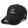 Novos Chapéus de Sol para Exterior para Homens de Primavera e Outono, Bonés de Beisebol de Algodão, Bonés com Aba Camuflados da Moda