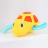 Brinquedo de Banho Tartaruga Pequena de Corda Conjunto de Brincadeiras Aquáticas Infantis Relógio de Banho Mecânico Frio Modelo Tendência TikTok para Bebês e Crianças Pequenas