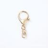 Novo chaveiro clássico dourado chaveiro criativo acessórios chaveiro anti-perda acessórios chaveiro em estoque