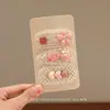 Nuevo Conjunto de Tres Piezas de Pinzas para el Cabello de Bebé para Niñas, Pinzas Bb para Flequillo, Accesorios para el Cabello, Lindos Pasadores de Color Café para Niños