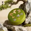 Borracho en Flores: Set de regalo de pisapapeles y regla, Pisapapeles de cobre, Pisapapeles especial para caligrafía, Latón pintado para caligrafía, Pincel de caligrafía, Principiante en caligrafía