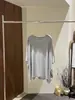 [Primer Lanzamiento] Camiseta de Manga Corta Holgada Oversize Estilo Perezoso de Algodón de Alto Hilo Tencel Veraniego Thirteen Lines para Mujer Tb8103